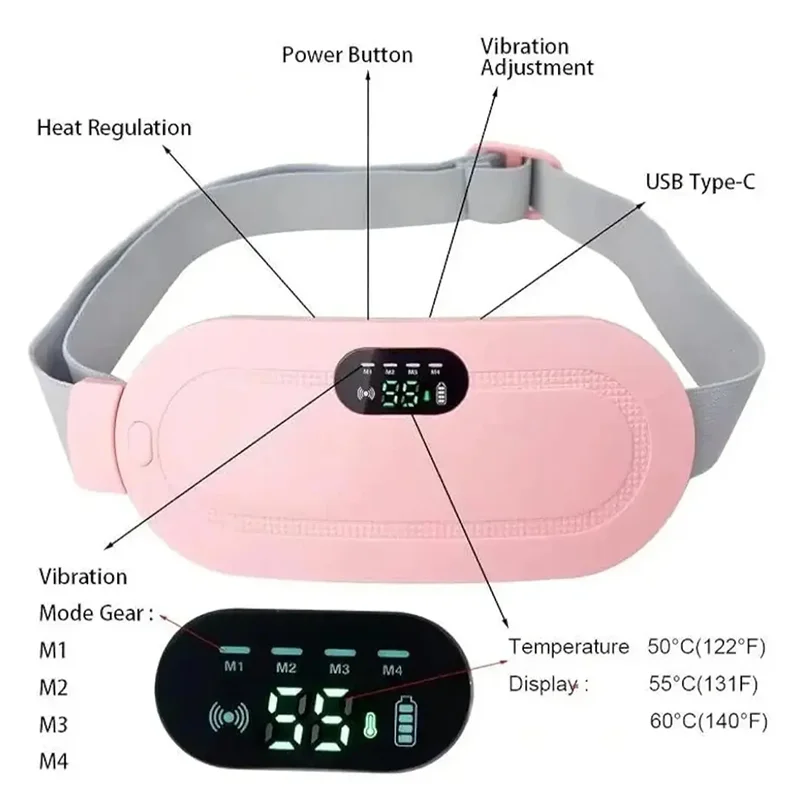 کمربند ماساژور و حرارتی تسکین درد قاعدگی